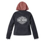 Harley Miss Enthusiast Black Jacket – back view