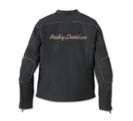 Harley Davidson Merit Leather Jacket Black – side view