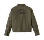 Harley Davidson Division Twill Jacket Grape Leaf – back view