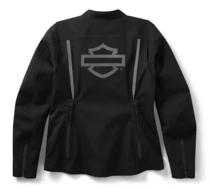 Harley Davidson Odyssey Black Jacket – back view