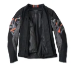 Harley Davidson Brawler Camo Jacket Blackened Pearl – side view