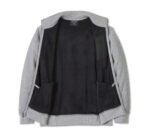 Harley Davidson Track Jacket Medium Heather Grey – side view