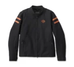 Harley Davidson Ovation Textile Jacket Black Beauty/Vintage Orange – side view