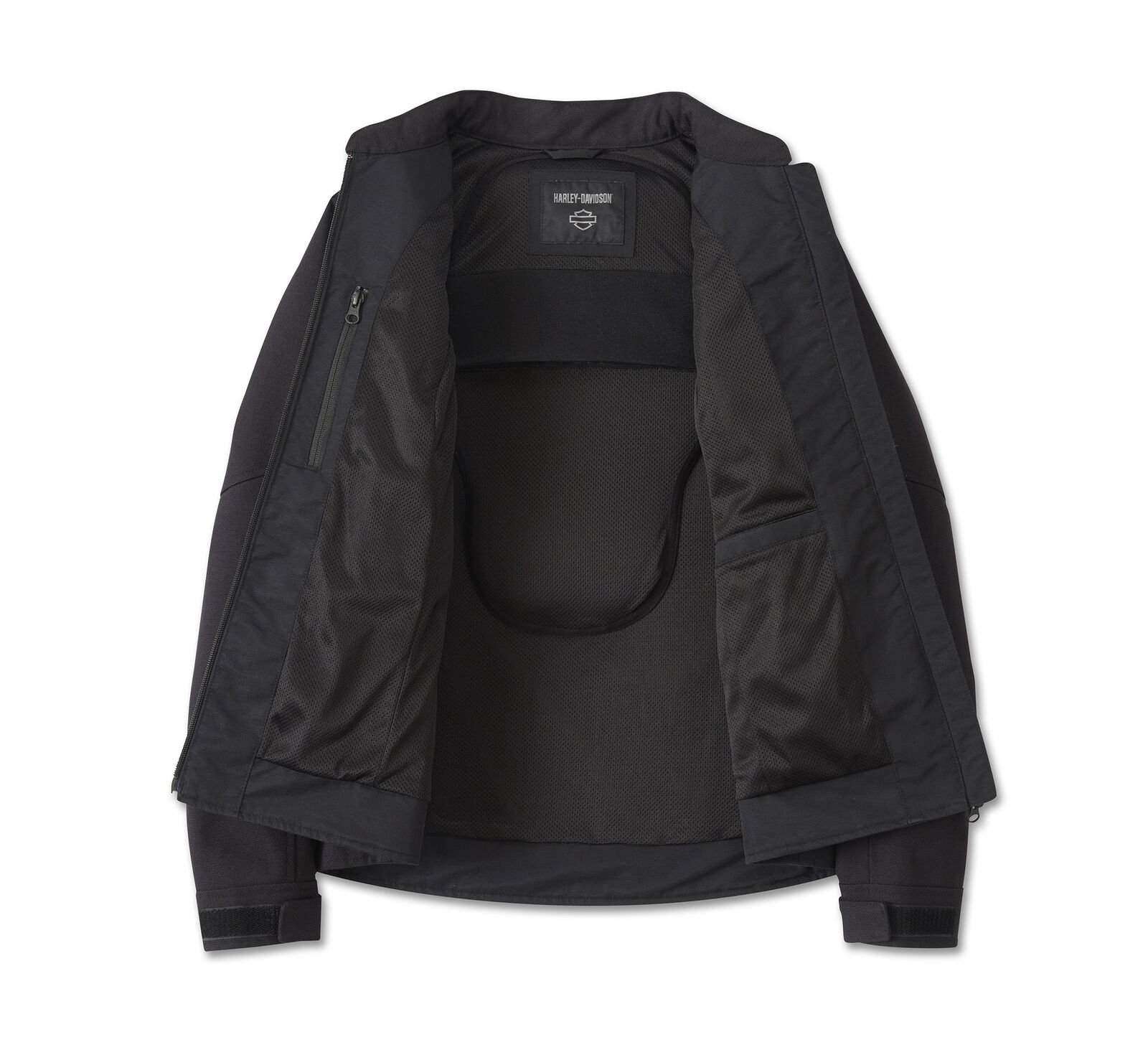 Harley Davidson Brisa Riding Jacket – Women's Textile, Black 2 Harley Davidson Riding Jacket Black Black – side view