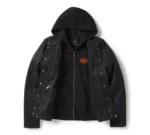 Harley Miss Enthusiast Textile Jacket Black – side view