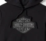 Harley Davidson Essential Bling Hoodie Black – side view