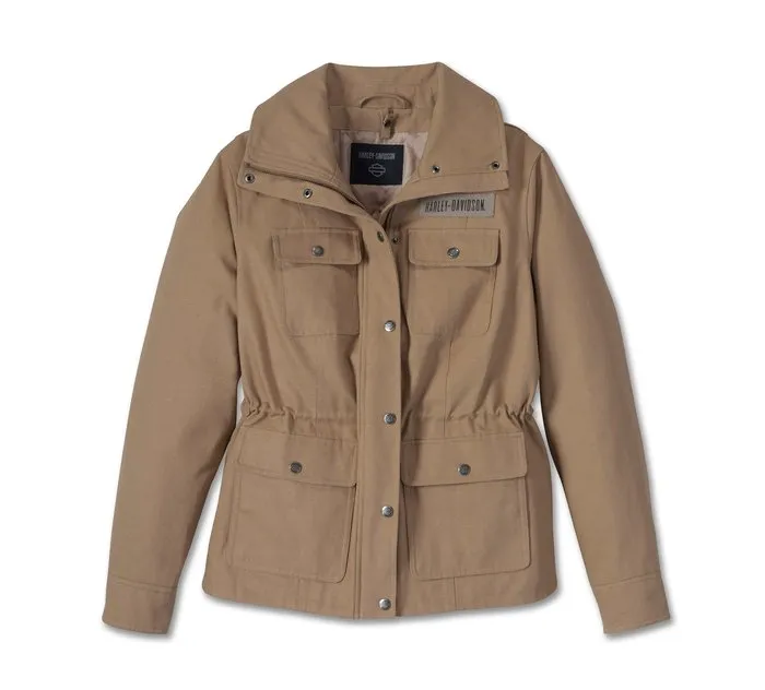 Harley Davidson California 3 in 1 Jacket – Women's, Tannin 2 Harley Davidson California 3 in 1 Jacket Tannin – side view