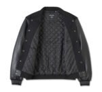 Harley Davidson V-Twin Varsity Jacket Harley Black – side view
