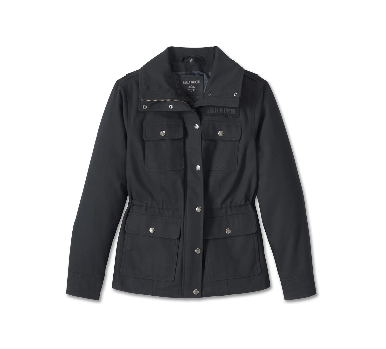 Harley Davidson California Jacket – Women's, Black 2 Harley Davidson California Jacket Black – side view