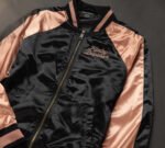 Harley Davidson Bar Shield Bomber Jacket Black/Pink – detail view