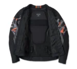 Harley Davidson Brawler Camo Jacket Blackened Pearl – detail view