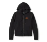 Harley Miss Enthusiast Textile Jacket Black – close-up