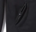 Harley Davidson Trenton Fleece Jacket Black – close-up