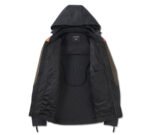Harley Davidson Olive Triple Vent Jacket Harley Black – lining detail