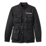 Harley Davidson Black Jacket – front view