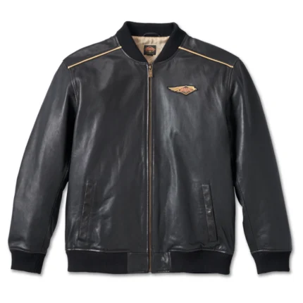 Harley Davidson 120th Anniversary Jacket Black – front view