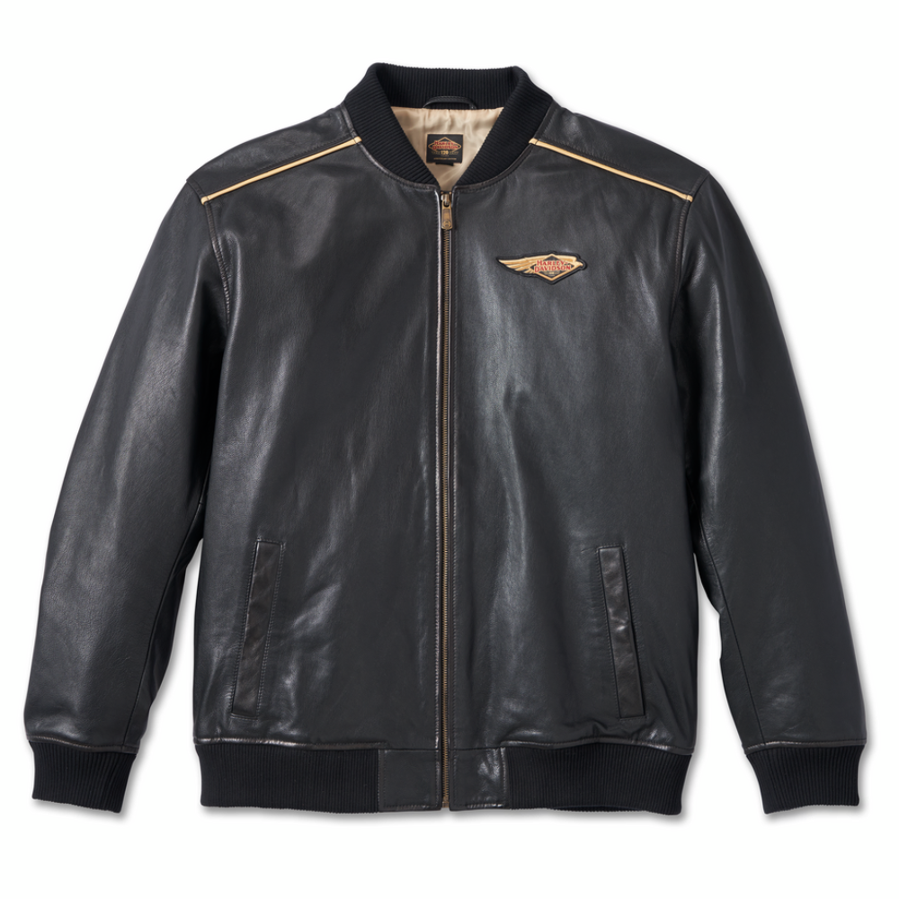 Harley Davidson 120th Anniversary Jacket Black – front view