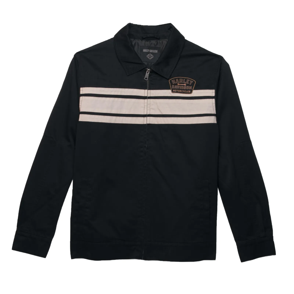 Harley Davidson Wrench Crew Jacket Black – front view