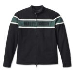 Harley Davidson Bar Colorblocked Jacket Black – front view