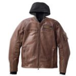 Harley Davidson Ventura Leather Jacket Mulch – front view