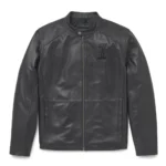 Harley Davidson Murray Leather Jacket Black – front view