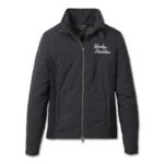 Harley Davidson Milwaukee Quilted Jacket Black – front view