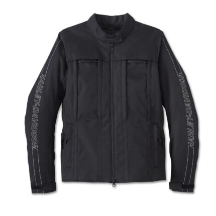 Harley Davidson Glide Switchback Jacket Black – front view