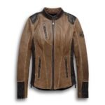 Harley Davidson Gallun Jacket Brown – front view