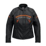Harley Davidson Killian Riding Jacket Black – front view