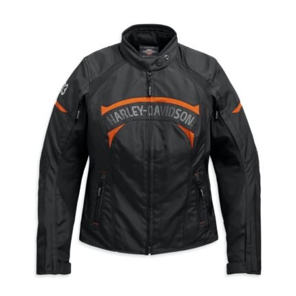 Harley Davidson Killian Riding Jacket Black – front view