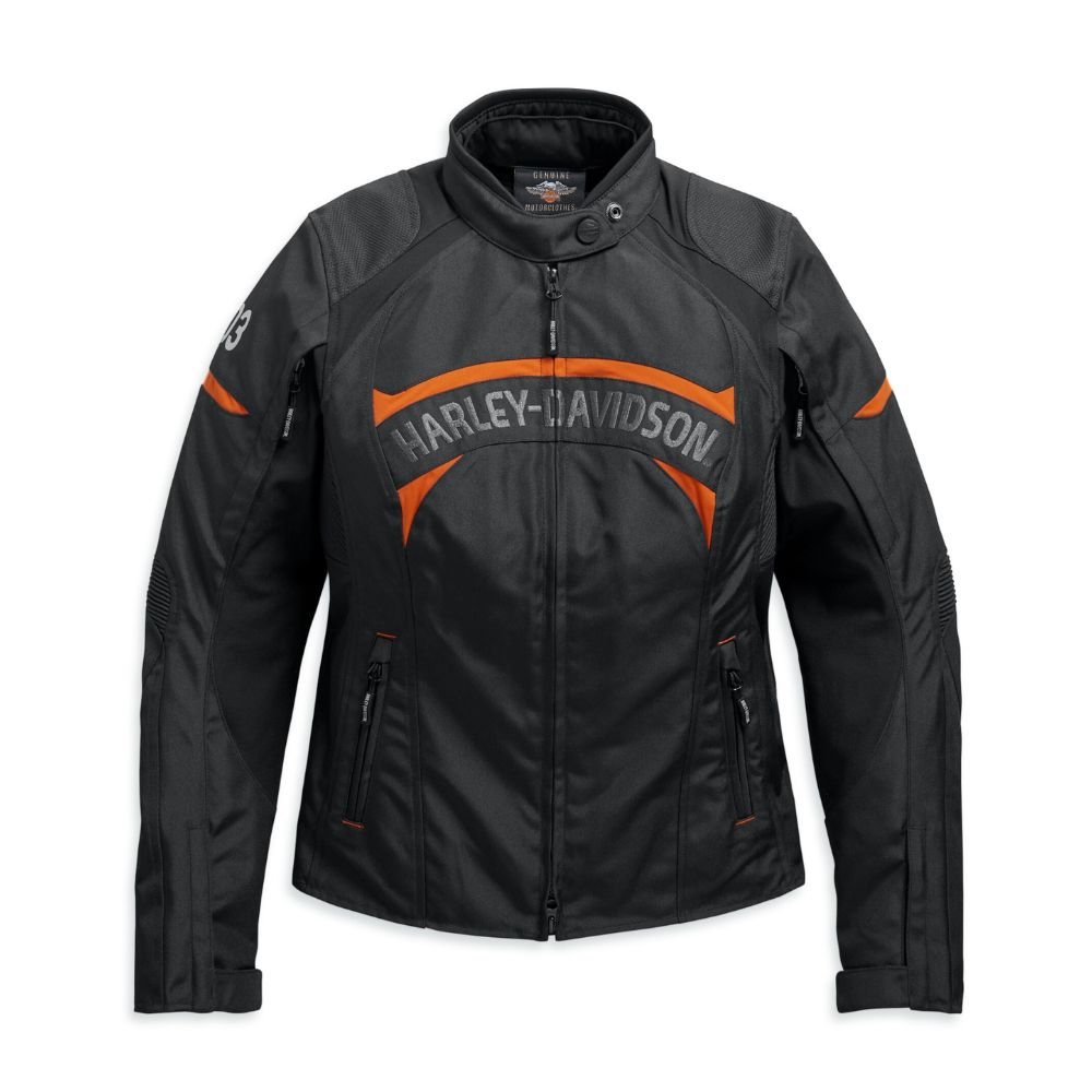 Harley Davidson Killian Riding Jacket – Women's, Black 2 Harley Davidson Killian Riding Jacket Black – front view