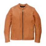 Harley Davidson Electra Leather Jacket Tortoise Shell – front view