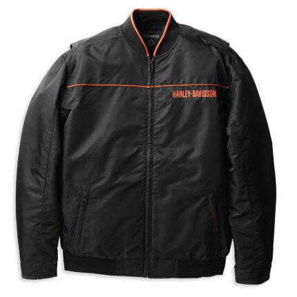 Harley Davidson Mens Timeless Jacket Black – front view