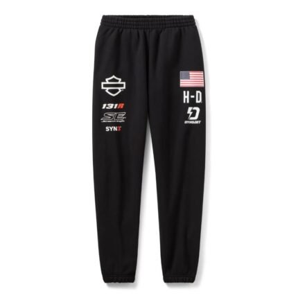 Harley Davidson Factory Racing Joggers Black – front view