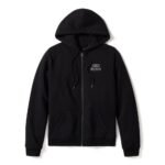 Harley Davidson Full Zip Hoodie Black – front view