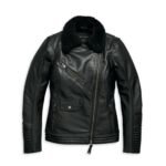 Harley Davidson Womens Maverick Jacket Black – front view