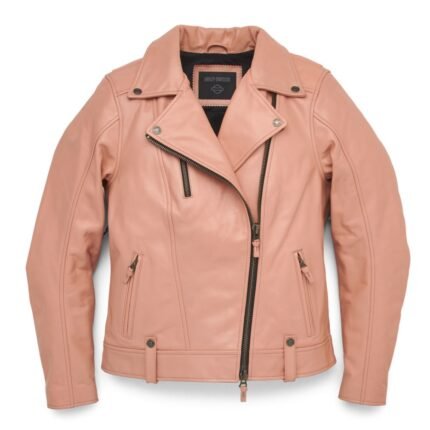 Harley Davidson Vixen Lane Jacket Light Pink – front view