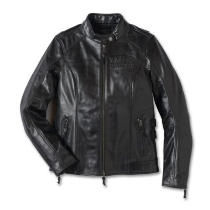 Harley Davidson Flex System Black Jacket – front view