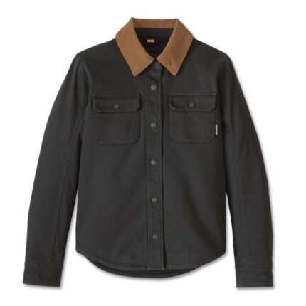 Harley Davidson Sherpa Operative Jacket Black – front view