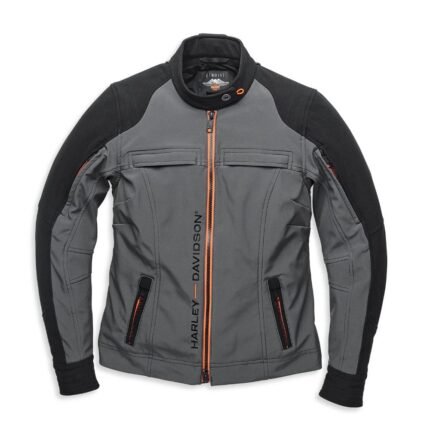 Harley Davidson Horizon Windproof Jacket Asphalt – front view