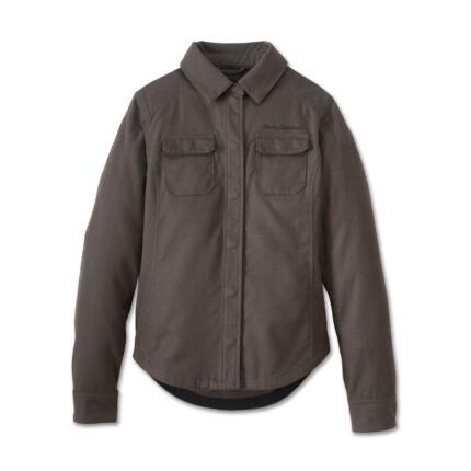 Harley Davidson Womens Operative Jacket Black/Olive – front view