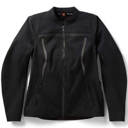 Harley Davidson Odyssey Black Jacket – front view