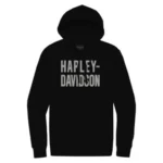 Harley Davidson Hallmark Hoodie Black – front view