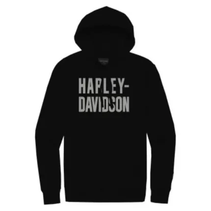 Harley Davidson Hallmark Hoodie Black – front view