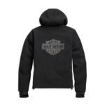 Harley Davidson Waterproof Fleece Jacket Black – front view