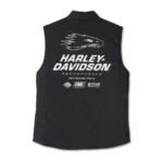 Harley Davidson Screamin Eagle Vest Black – front view
