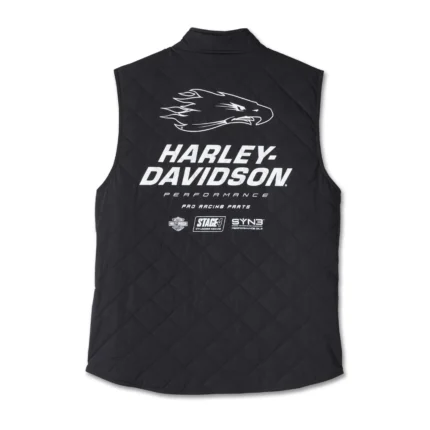 Harley Davidson Screamin Eagle Vest Black – front view