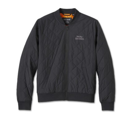 Harley Davidson Old Bomber Jacket Black – back view