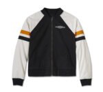 Harley Davidson Stacked Bomber Jacket Harley Black – back view