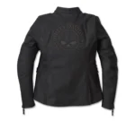Harley Davidson Willie G Leather Jacket Black – back view